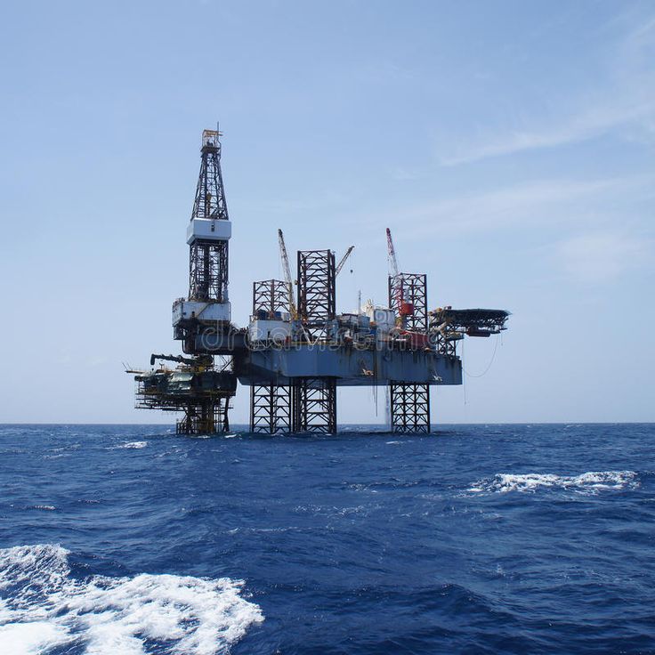 saltwater corrosion on offshore oil platforms