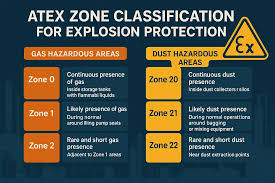Zone classification in hazardous areas